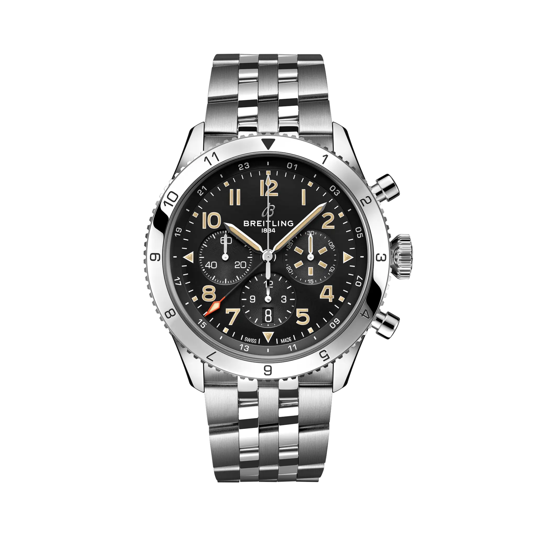 [2026 Mirror Grade]Breitling Classic AVI Super AVI B04 Chronograph GMT 46mm P-51 Mustang AB04453A1B1A1