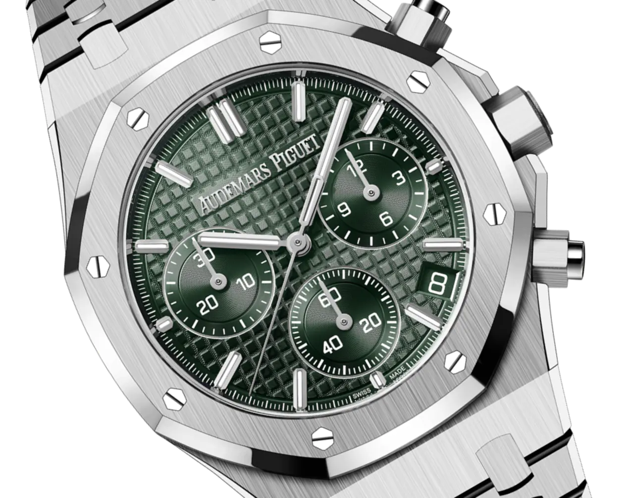[2026 Mirror Grade]Audemars Piguet ROYAL OAK Khaki Green Dial CHRONOGRAPH 41mm 26240ST.OO.1320ST.08