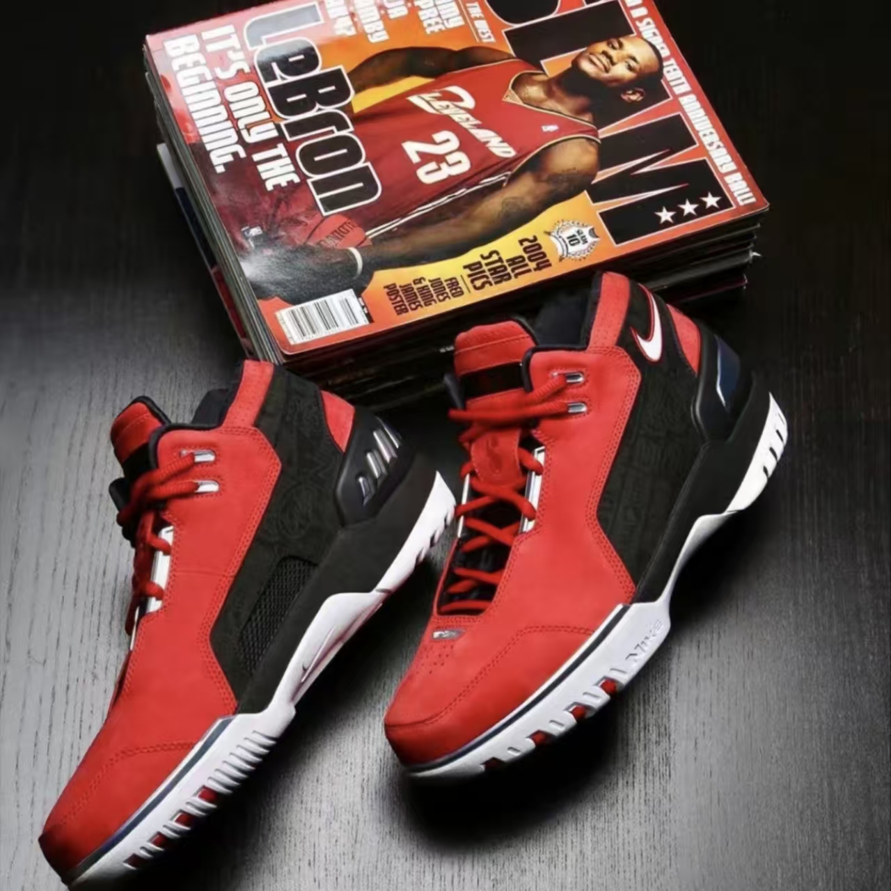 Nike Air Zoom Generation Colorway: Red Black (All-Star/St. Vincent-St. Mary High School)