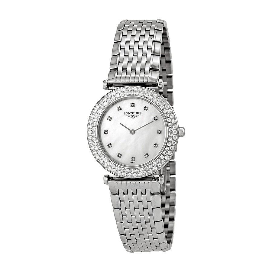 [2026 Mirror Grade]Longines Women's L43080876 La Grandes Classiques Flagship Diamond Stainless Steel Watch