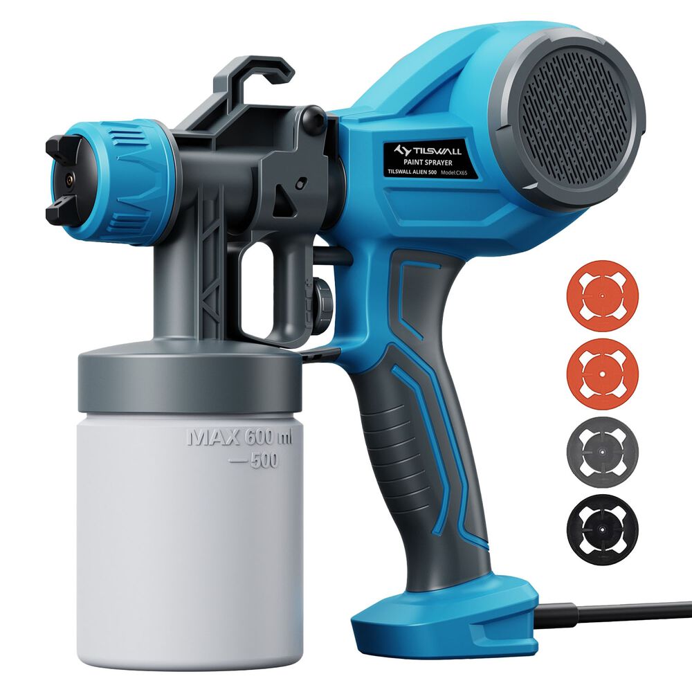 TILSWALL Pistolet natryskowy Tilswall Alien 500 CX65, 500 W, 0,6 l