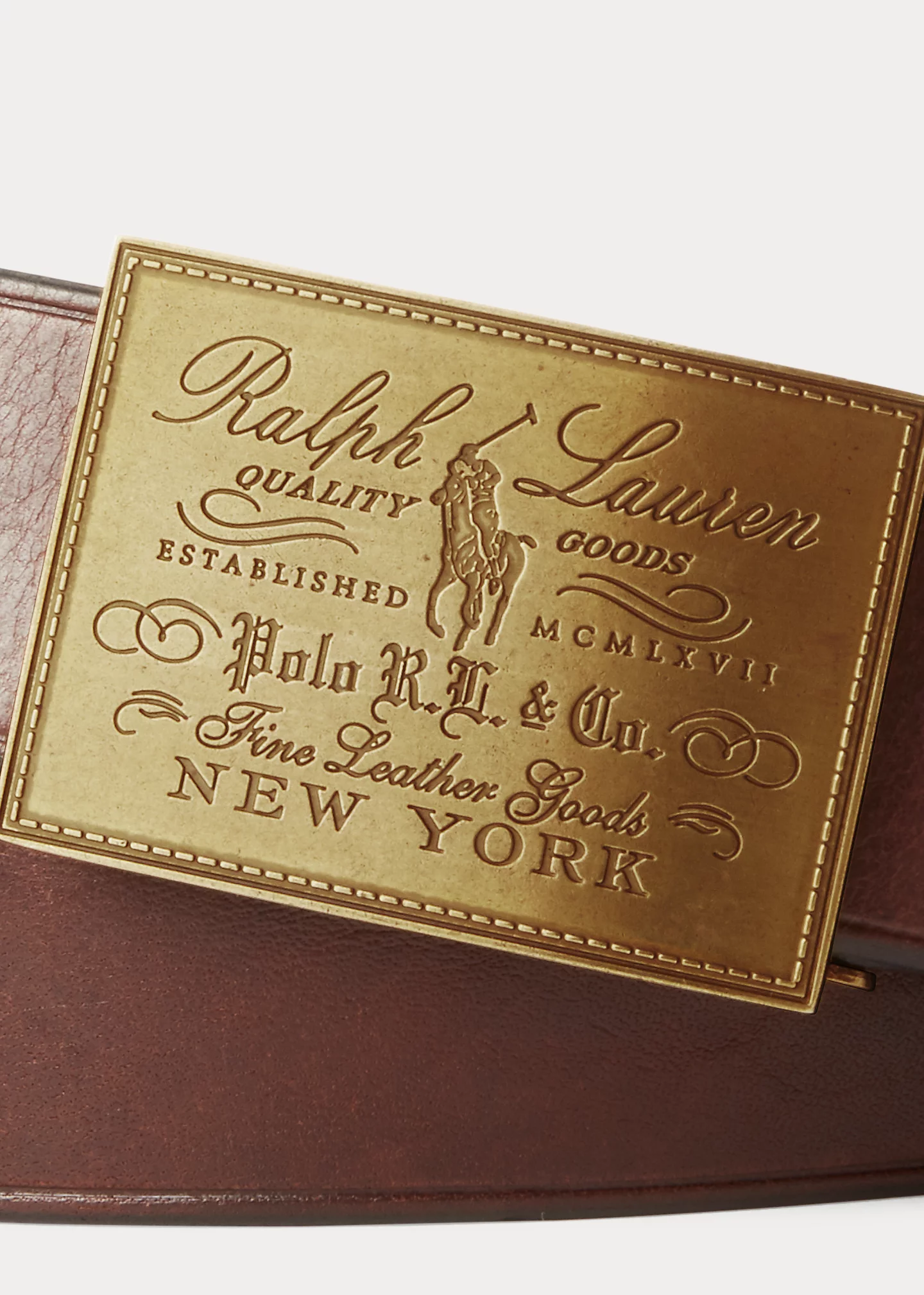 Heritage Plaque-Buckle Belt