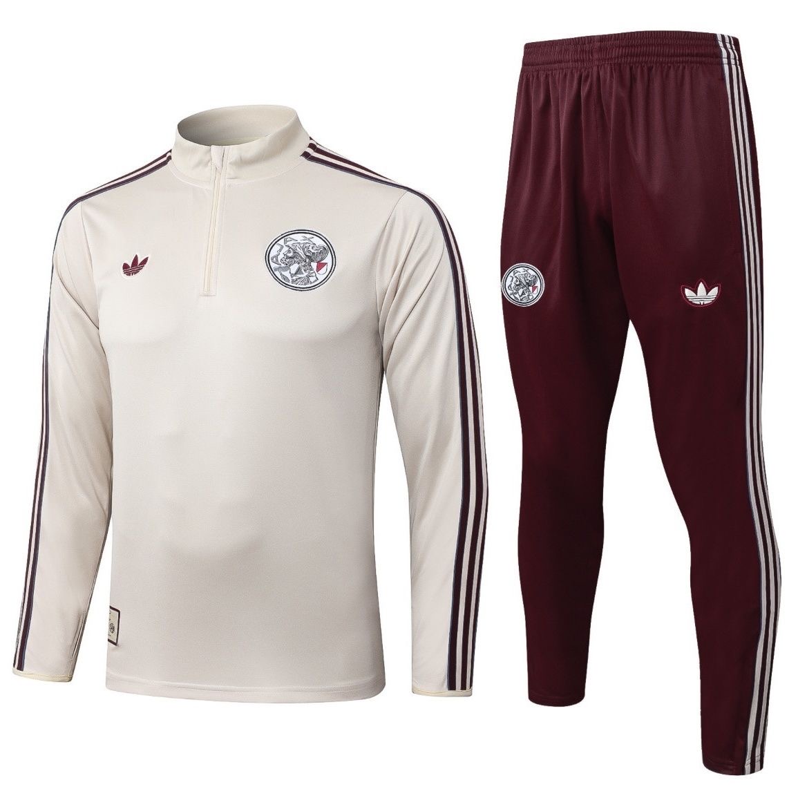 Kids Ajax Training Kit (Sweatshirt+Pants) Off-White 2025/26