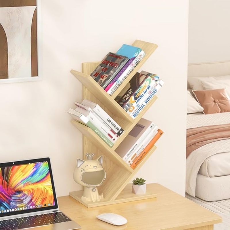 5 Tier Tree Book Shelf
