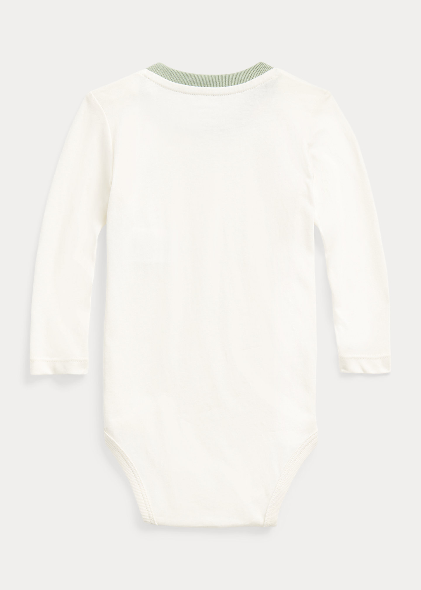 Cotton Jersey Long-Sleeve Bodysuit
