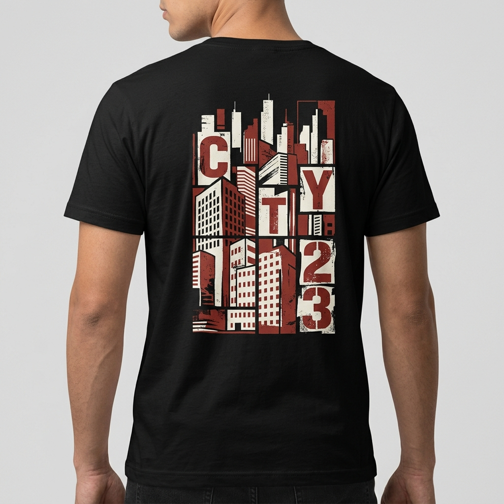 City Varsity Tee, Vintage Athletic Graphic T-Shirt, Unisex Streetwear Shirt CityTee3