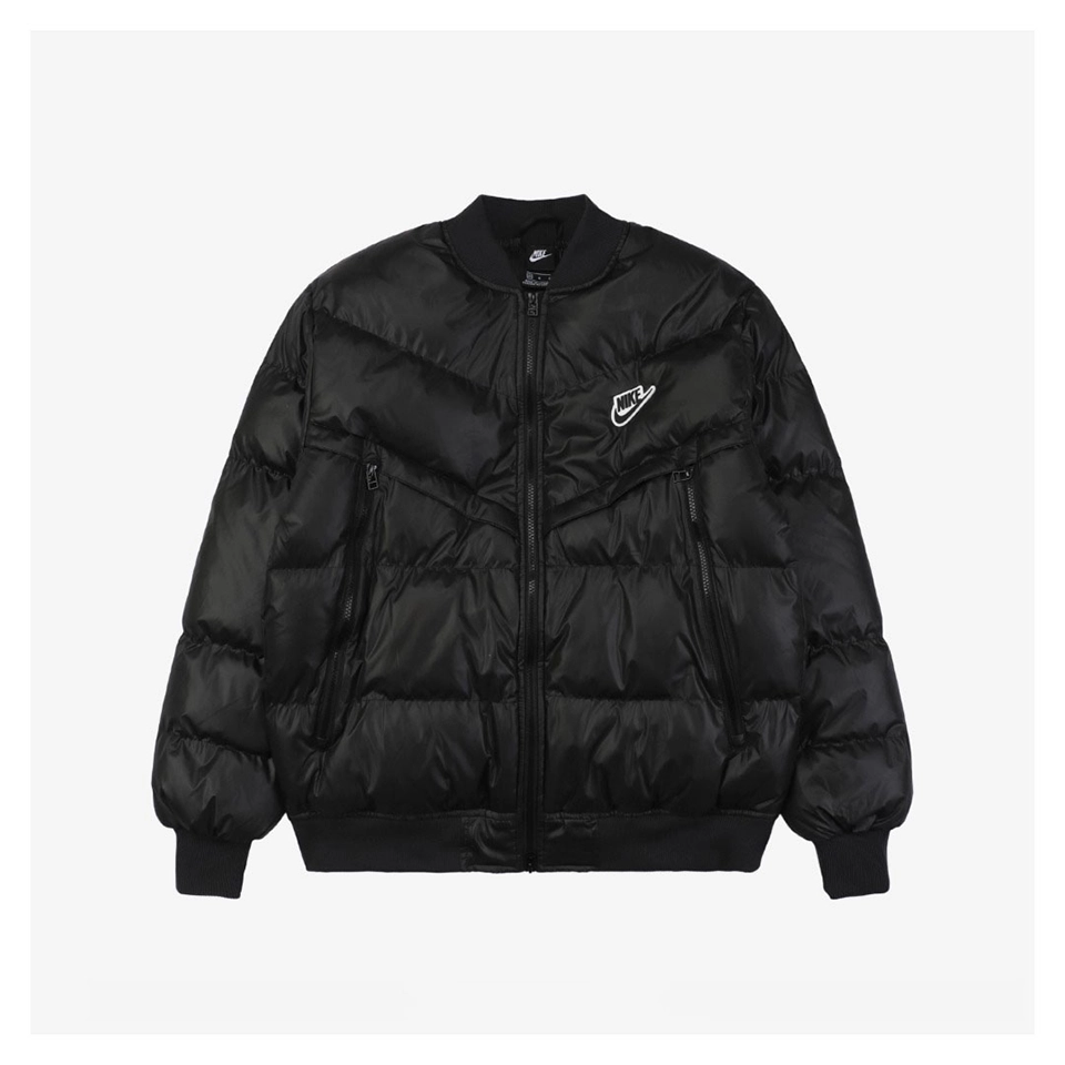 Nike Silicone Swoosh Puffer Jacket (Green/Black)