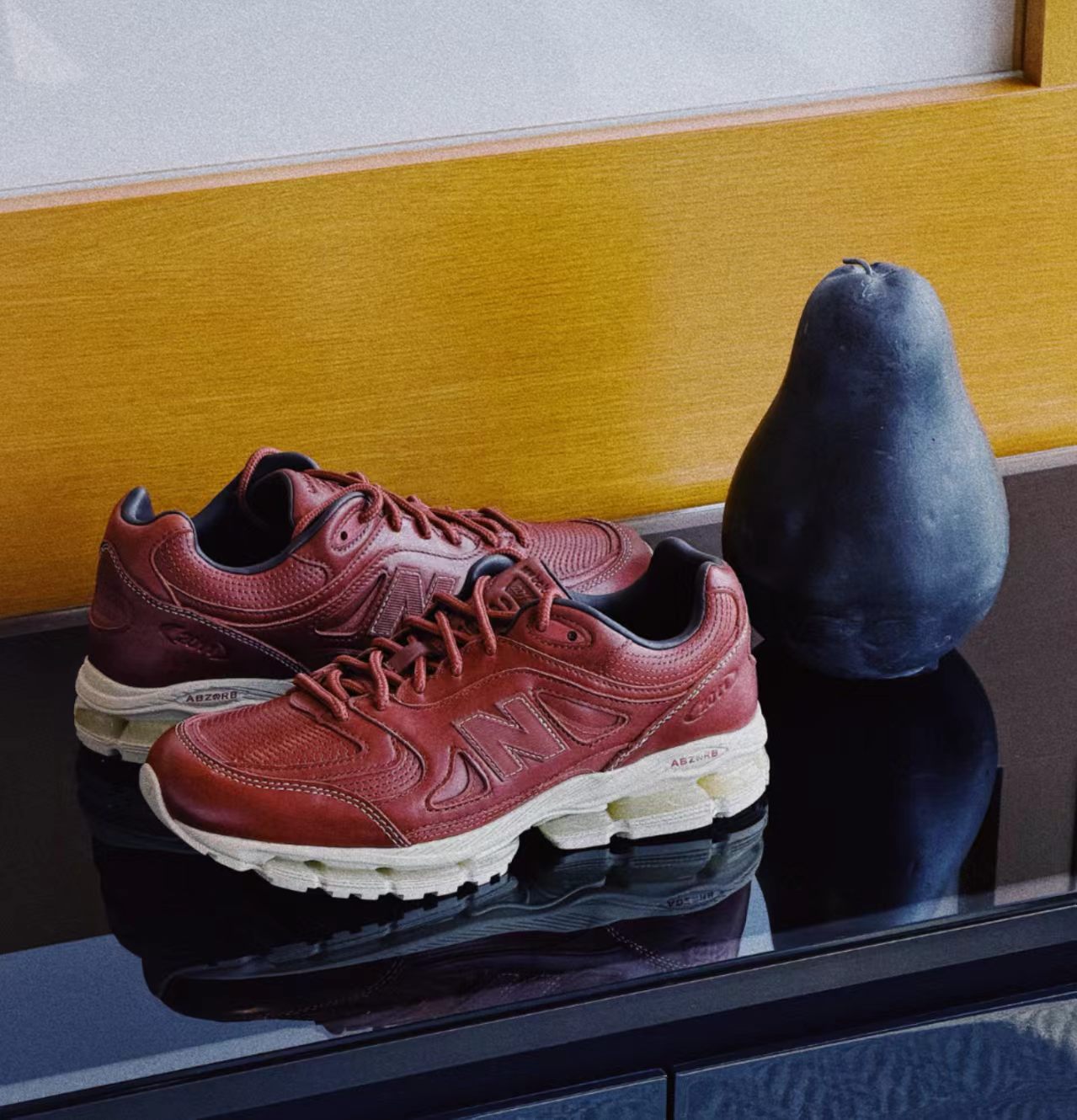 New Balance x Kith 2002R Red Leather