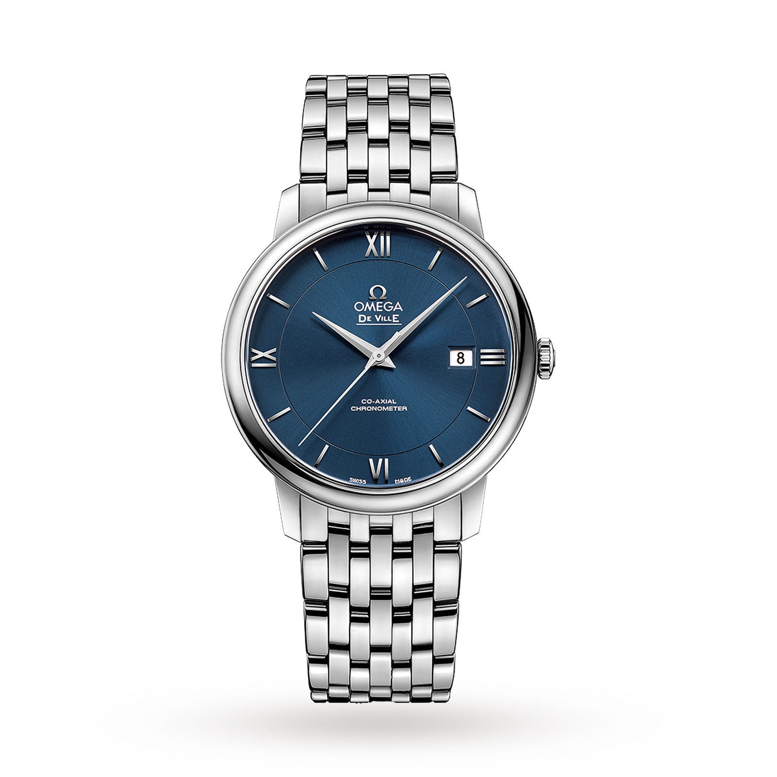 [2026 Mirror Grade]Omega De Ville Prestige Mens 39.5mm Automatic Co-Axial Date Mens Watch-P17331311