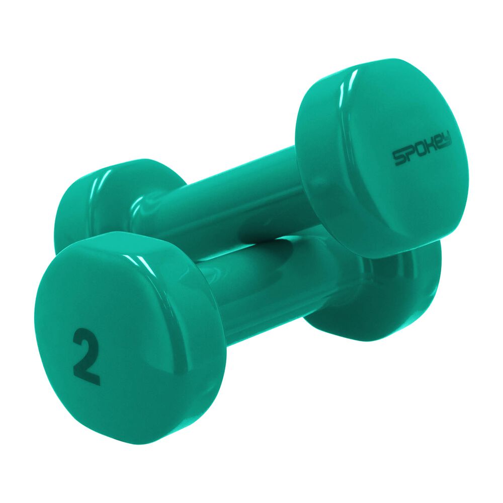 SPOKEY Zestaw 2 hantli Spokey Shape, 2 x 2 kg, zielone