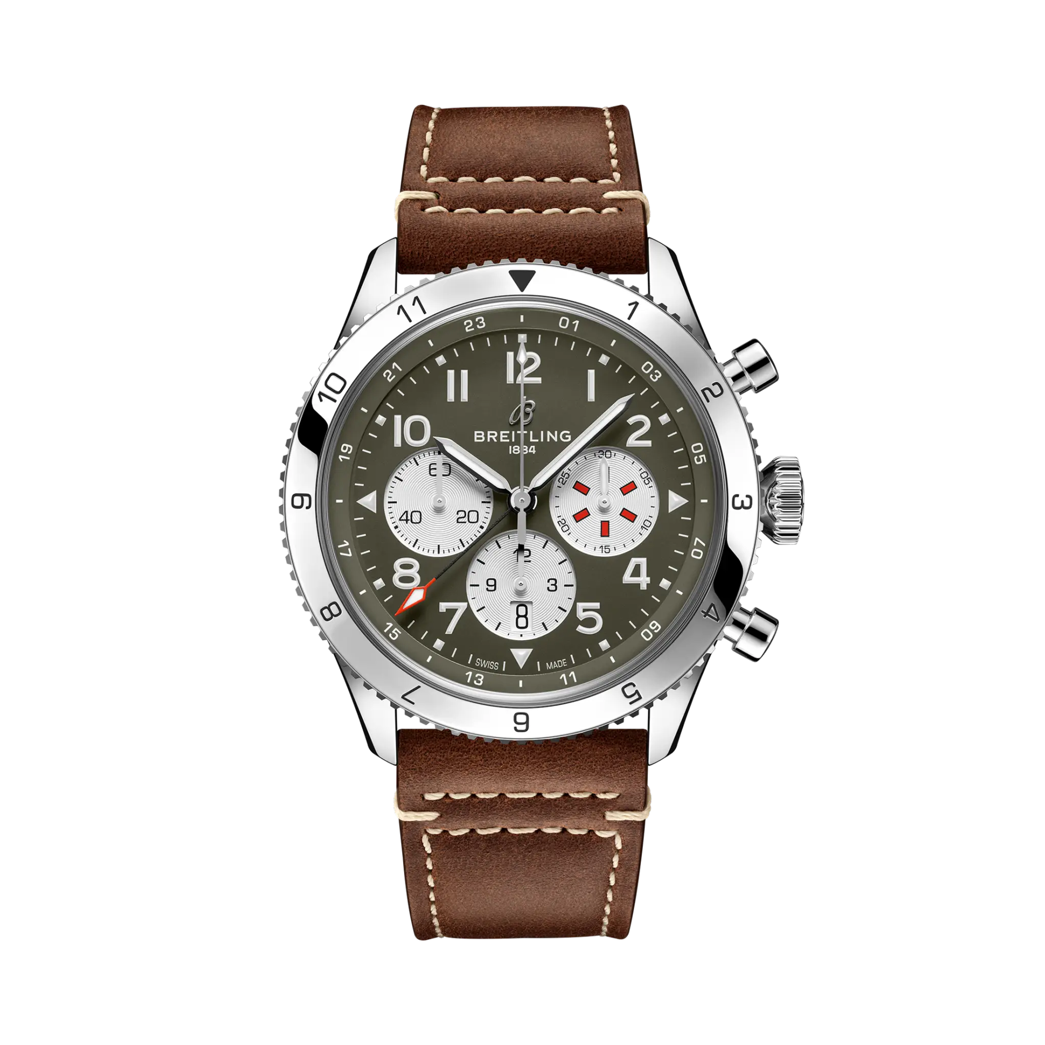 [2026 Mirror Grade]Breitling Aviator Super Avi B04 Curtiss Warhawk 46mm AB04452A1L1X1