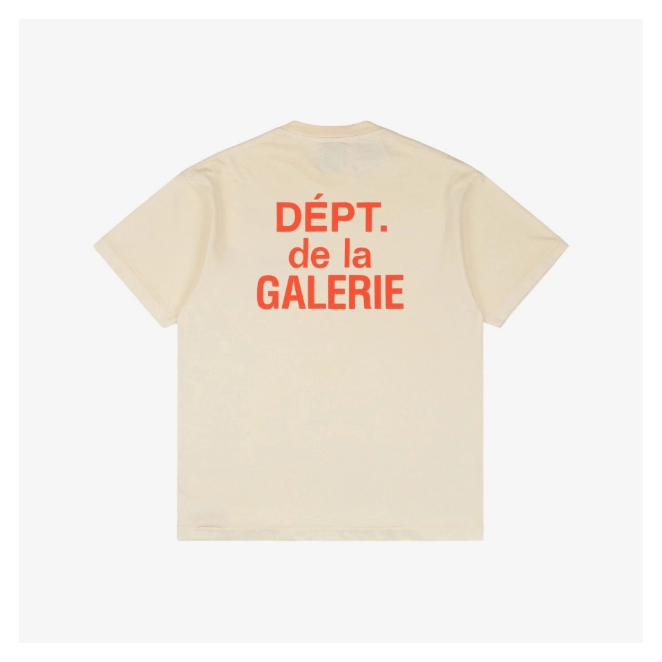 Gallery Dept California Exclusive Orange French Letter Print T-Shirt