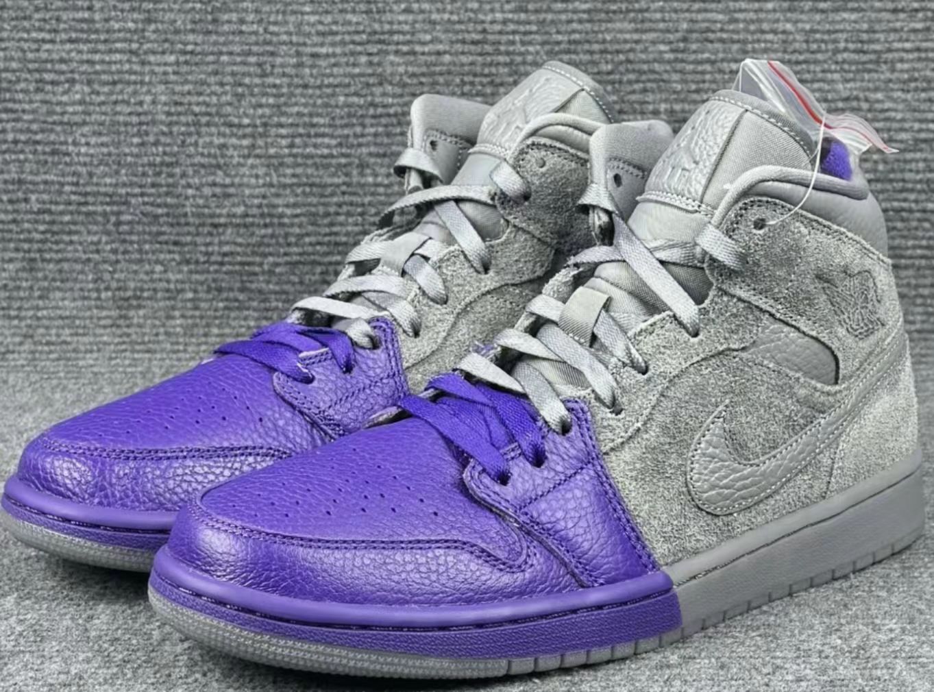 Air Jordan 1 Mid "Purple Smoke"
