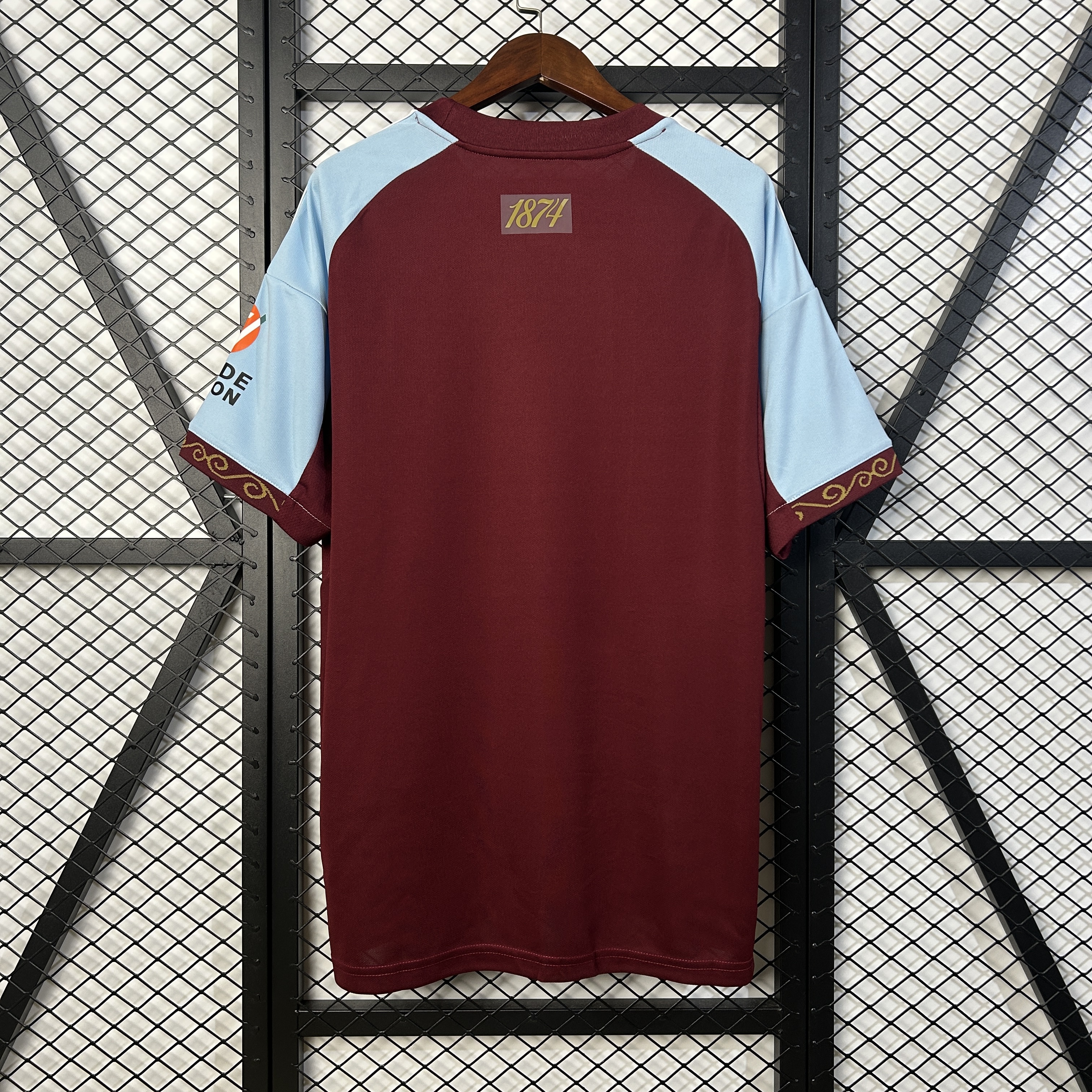 Aston Villa Football Jersey Home Custom Shirt 2025/26
