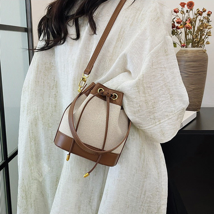 Chloe Canvas Bucket Bag