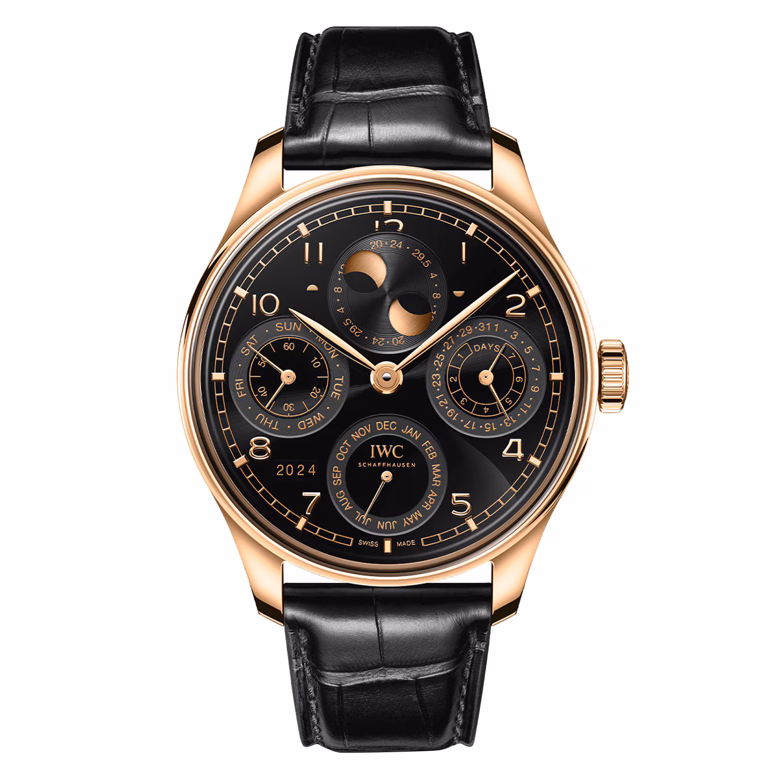 [2026 Mirror Grade]IWC Portugieser Perpetual Calendar 44 Obsidian IW503702