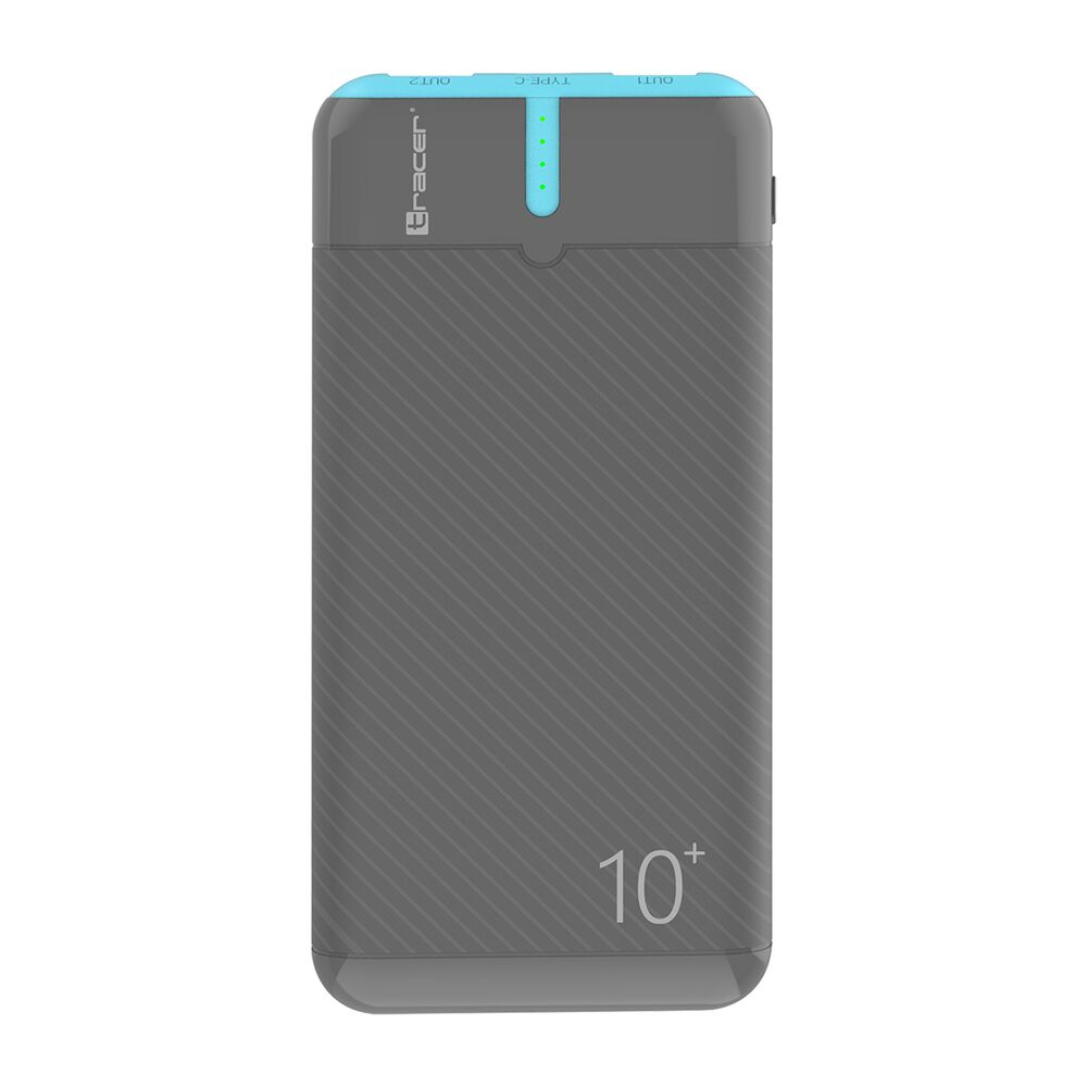 TRACER Powerbank Tracer EnerGo, 10000 mAh, szaro-niebieski