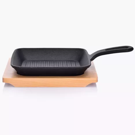 MARKA DUKA Patelnia grillowa z podstawką DUKA MUSN 15 cm żeliwo
