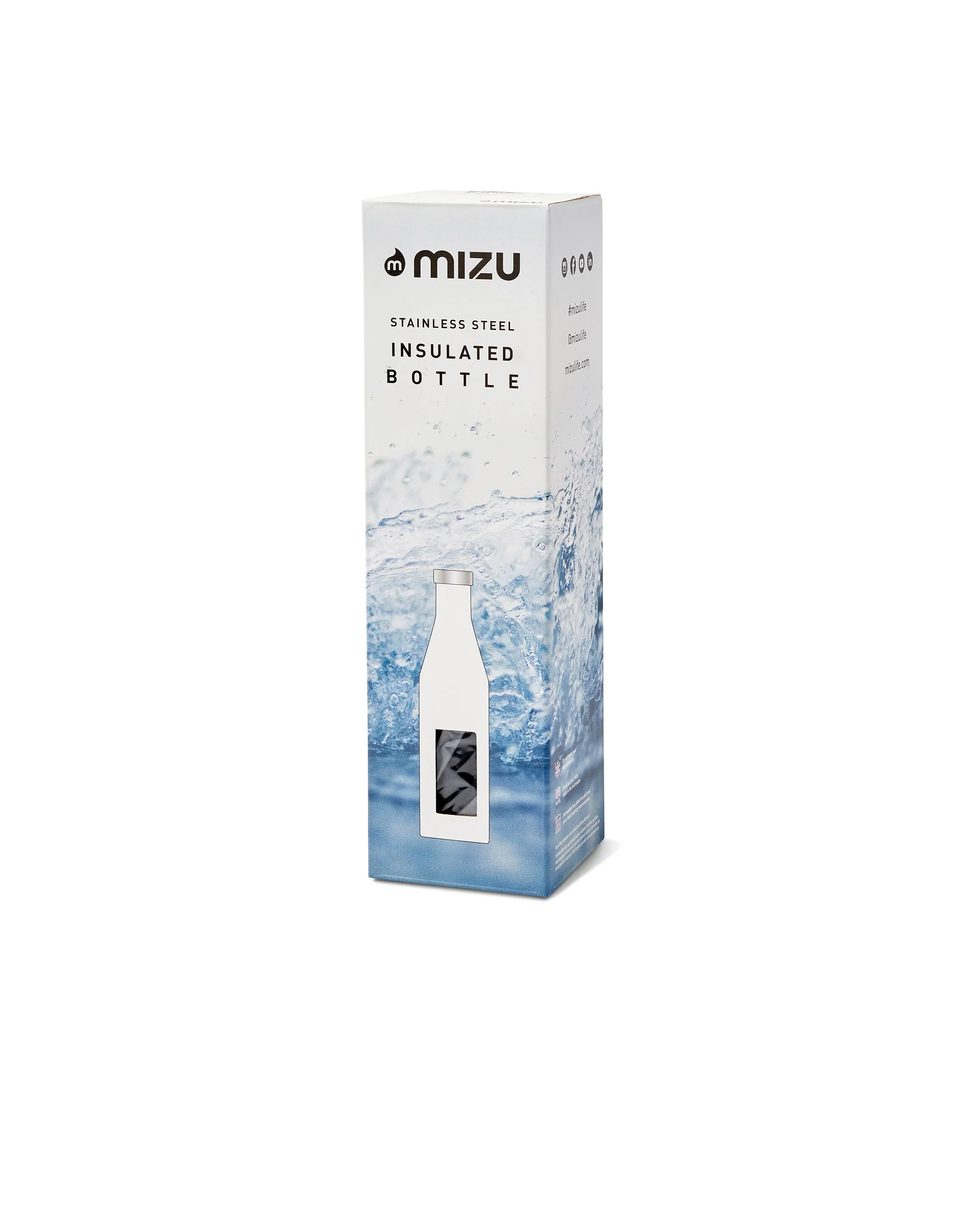 S6 Wordmark Mizu Water Bottle