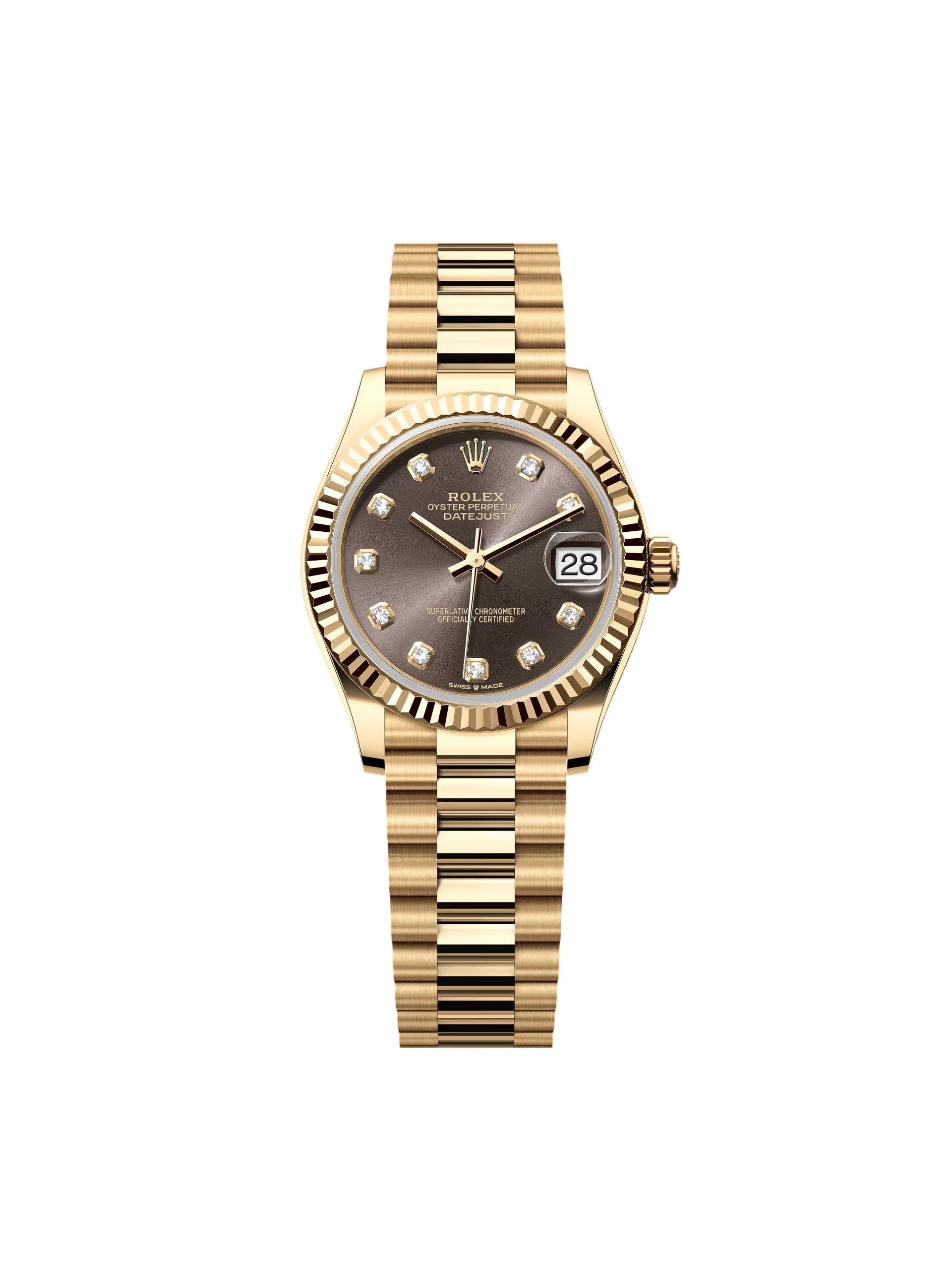 [2026 Mirror Grade]RLX Datejust m278278-0036 Dark Grey 31mm Dial President Bracelet Watch