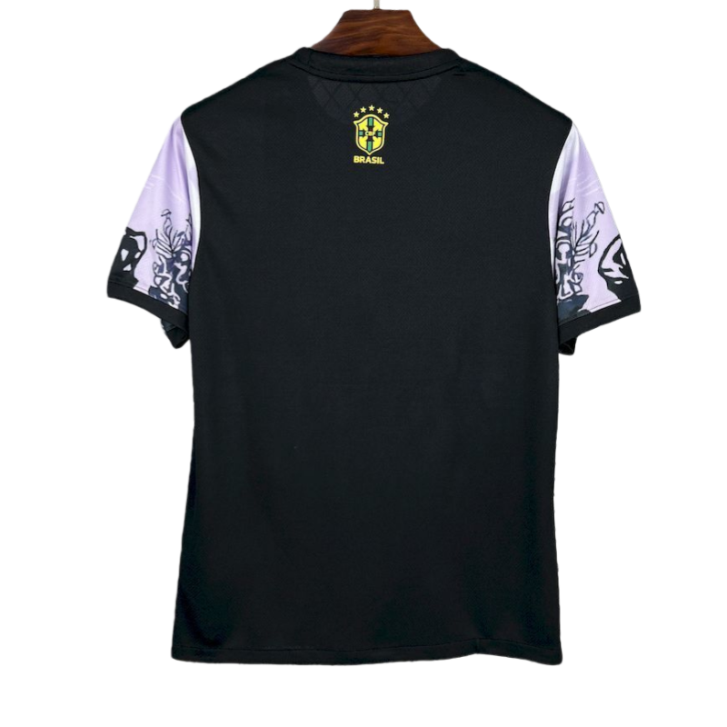 2025 Brazil Cristo Redentor White&Black Special Edition Football Shirt -Fan edition