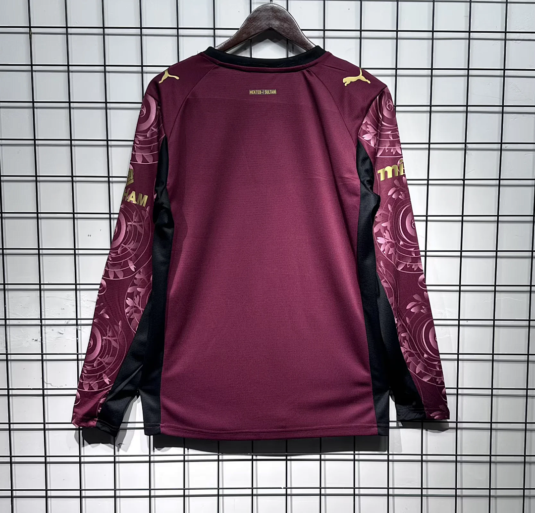 Galatasaray Third Away Long Sleeve Football Jersey Custom Shirt 2025/26 - With Sponsors