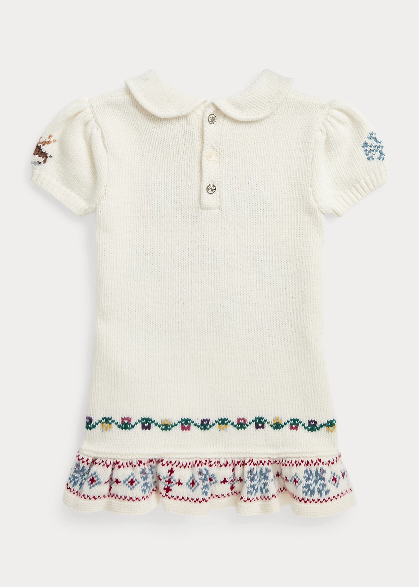 Intarsia-Knit Sweater Dress
