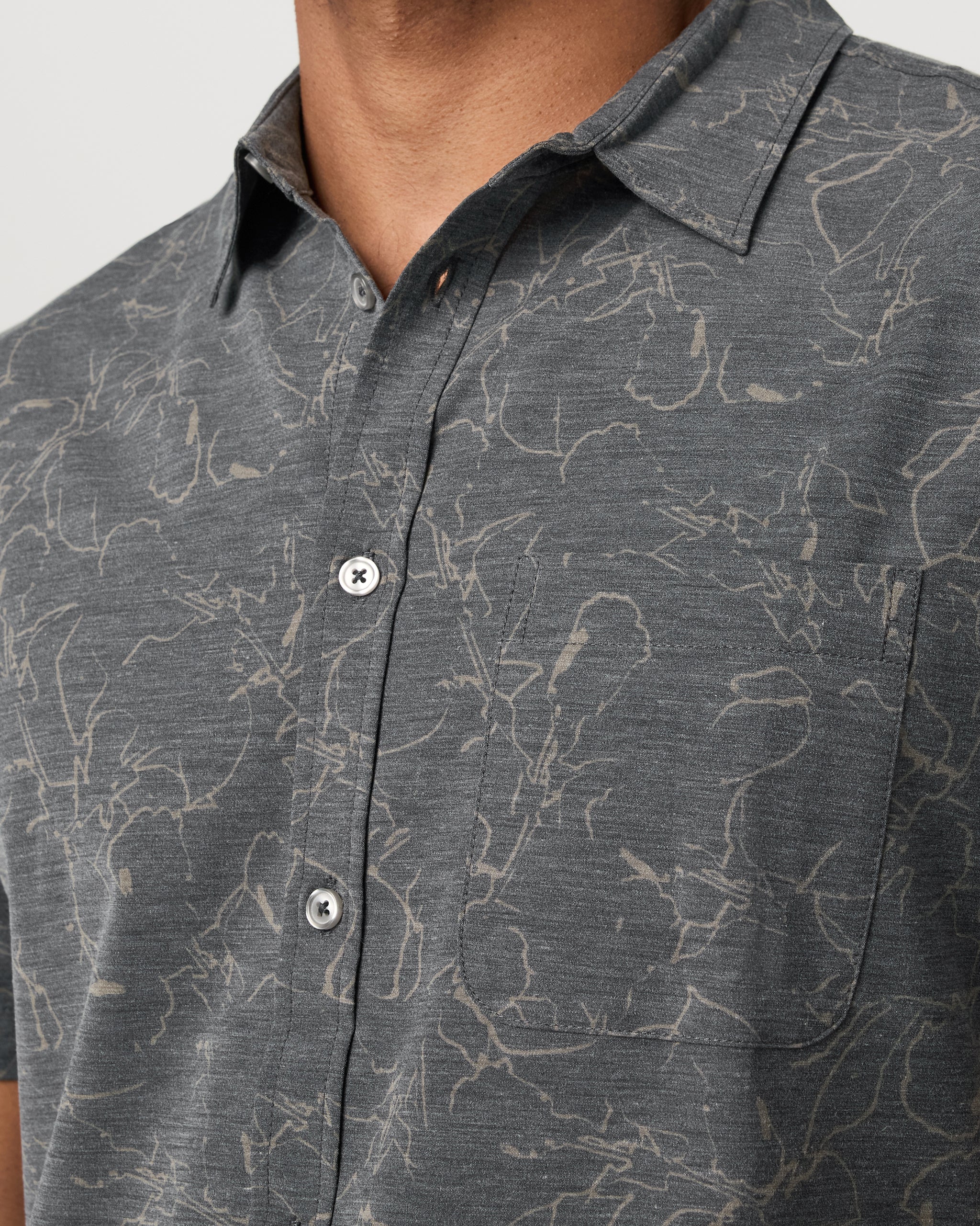 Short Sleeve Bridge Button Down