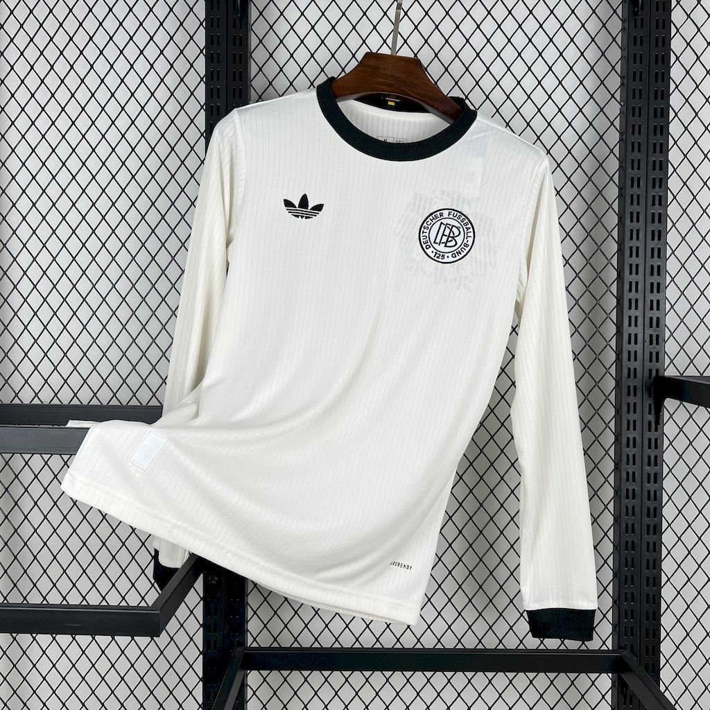 Germany Football Jersey Custom Long Sleeve Shirt 2025 125th Anniversary