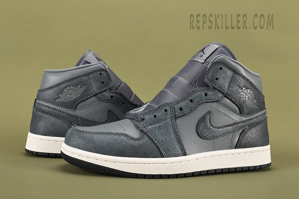 Jordan 1 Mid 'Distressed Smoke Grey'