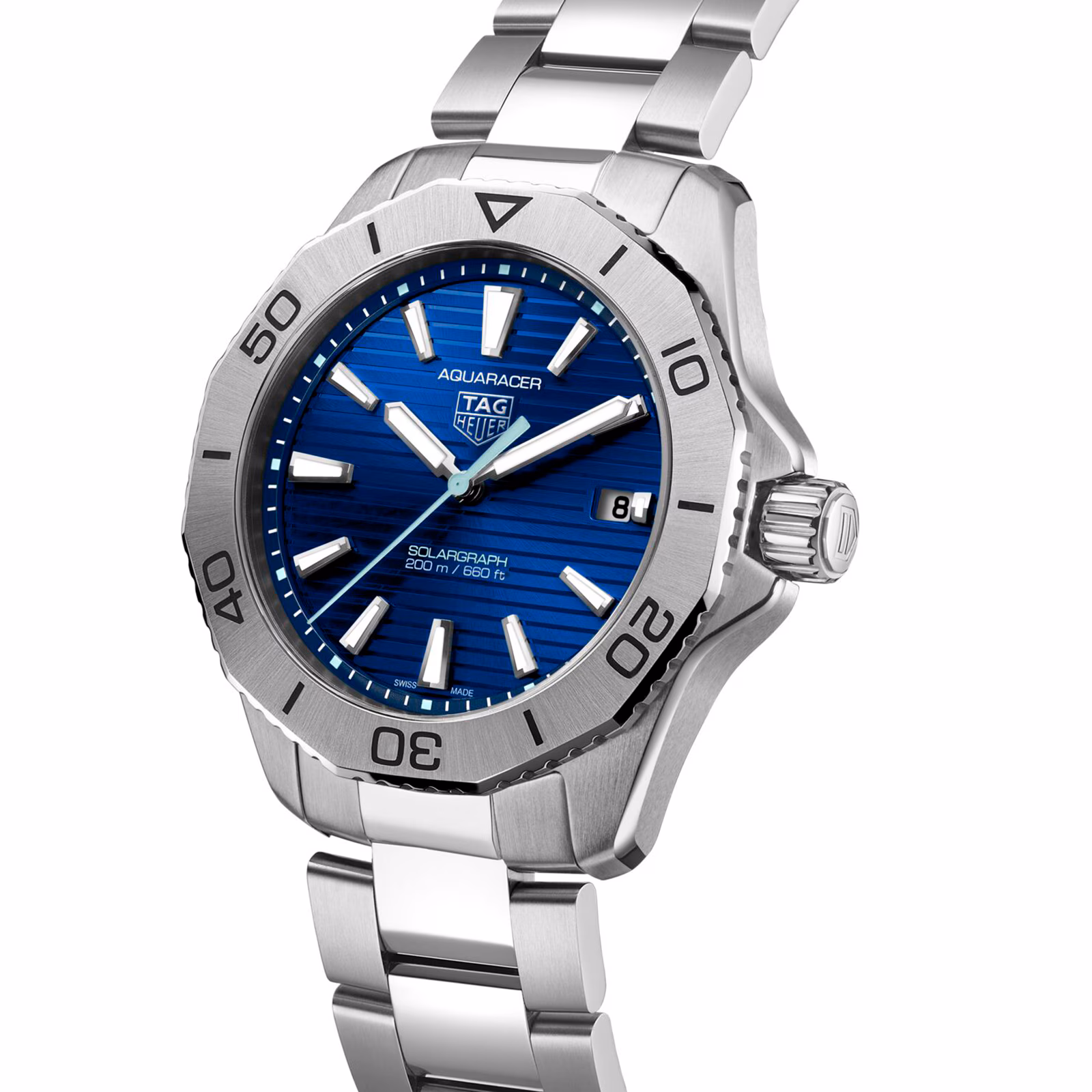 [2026 Mirror Grade]TAG Heuer Aquaracer Professional 200 Solargraph 40mm Mens Watch Blue WBP1113.BA0000