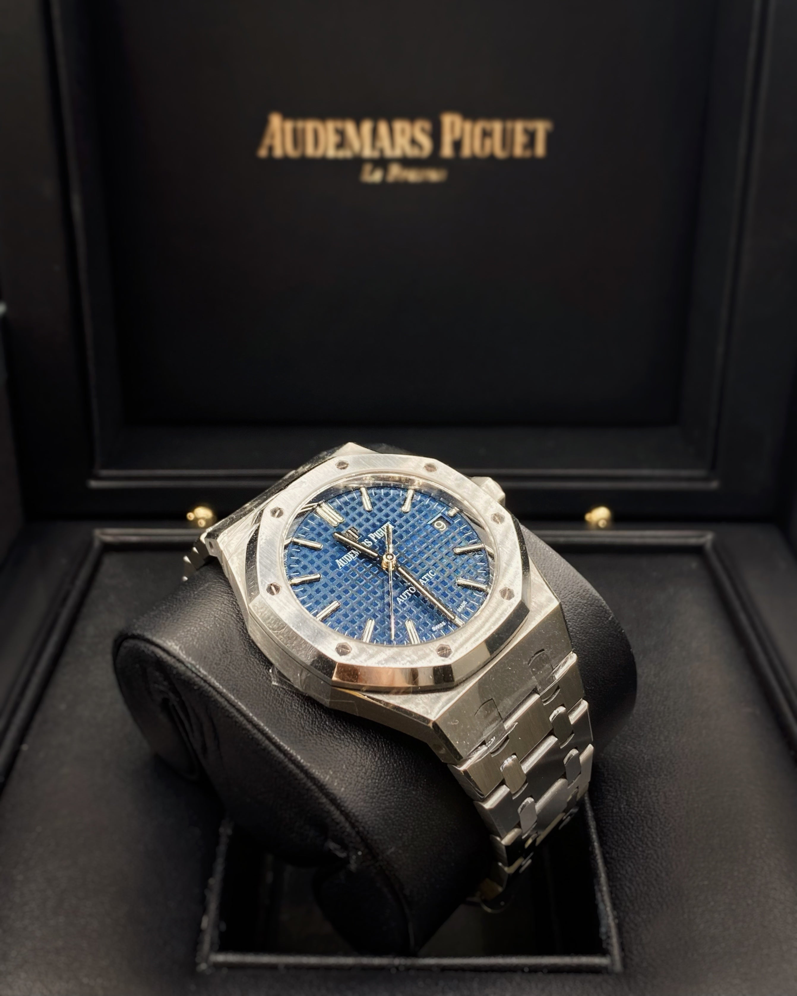 [2026 Mirror Grade]Audemars Piguet Royal Oak Selfwinding Blue dial, 37mm, Stainless steel, 15450ST.OO.1256ST.03