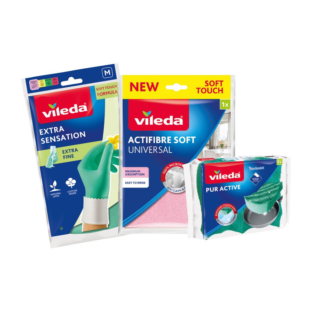 VILEDA Mop Vileda Ultramax, z zestawem produktów do sprzątania