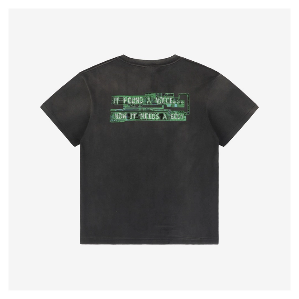 Saint Michael Sunglasses Circuit Element Graphic T-Shirt