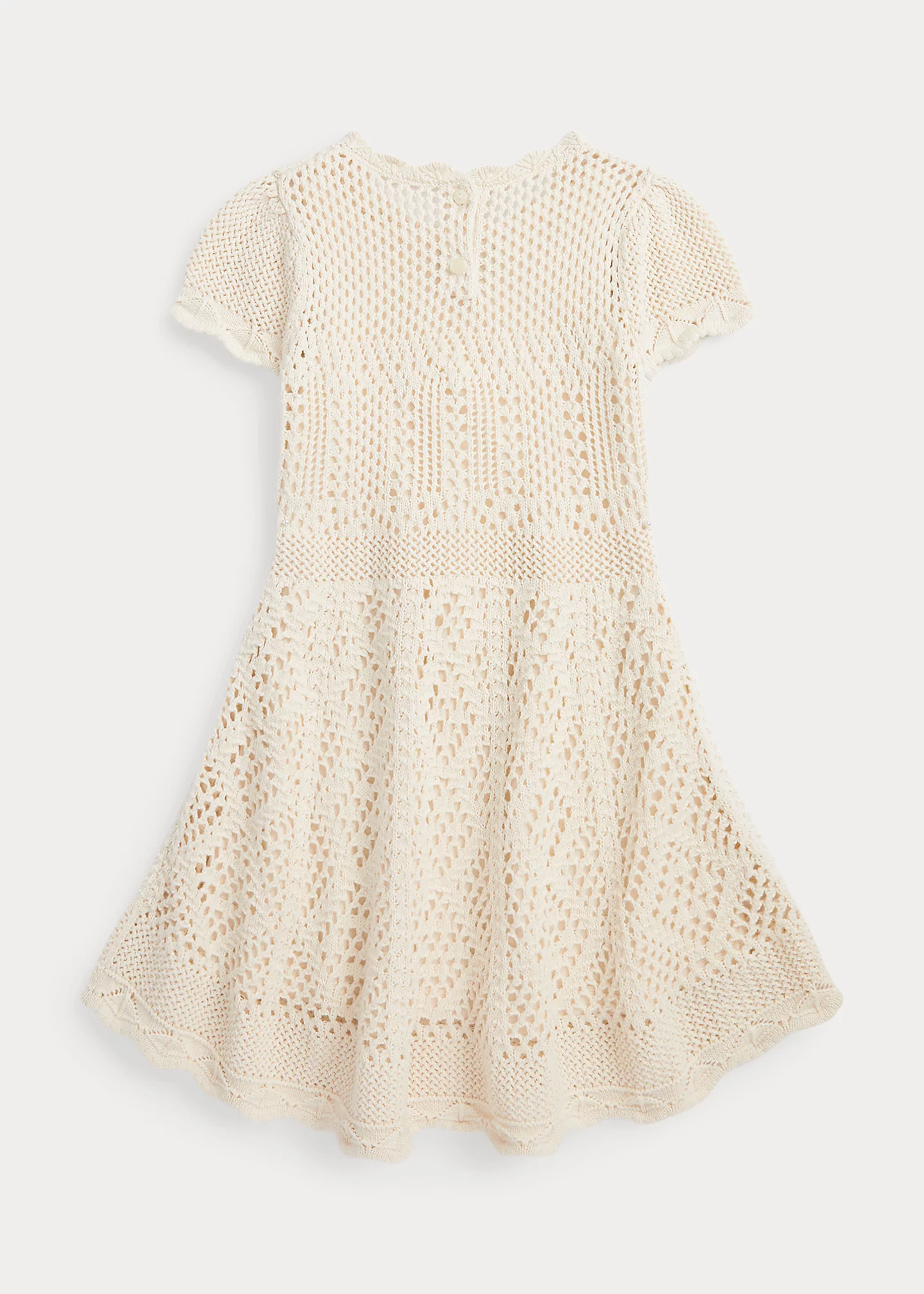 Pointelle-Knit Cotton Sweater Dress