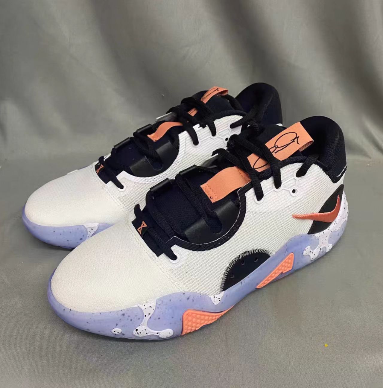 Nike PG 6 EP White Black Peach