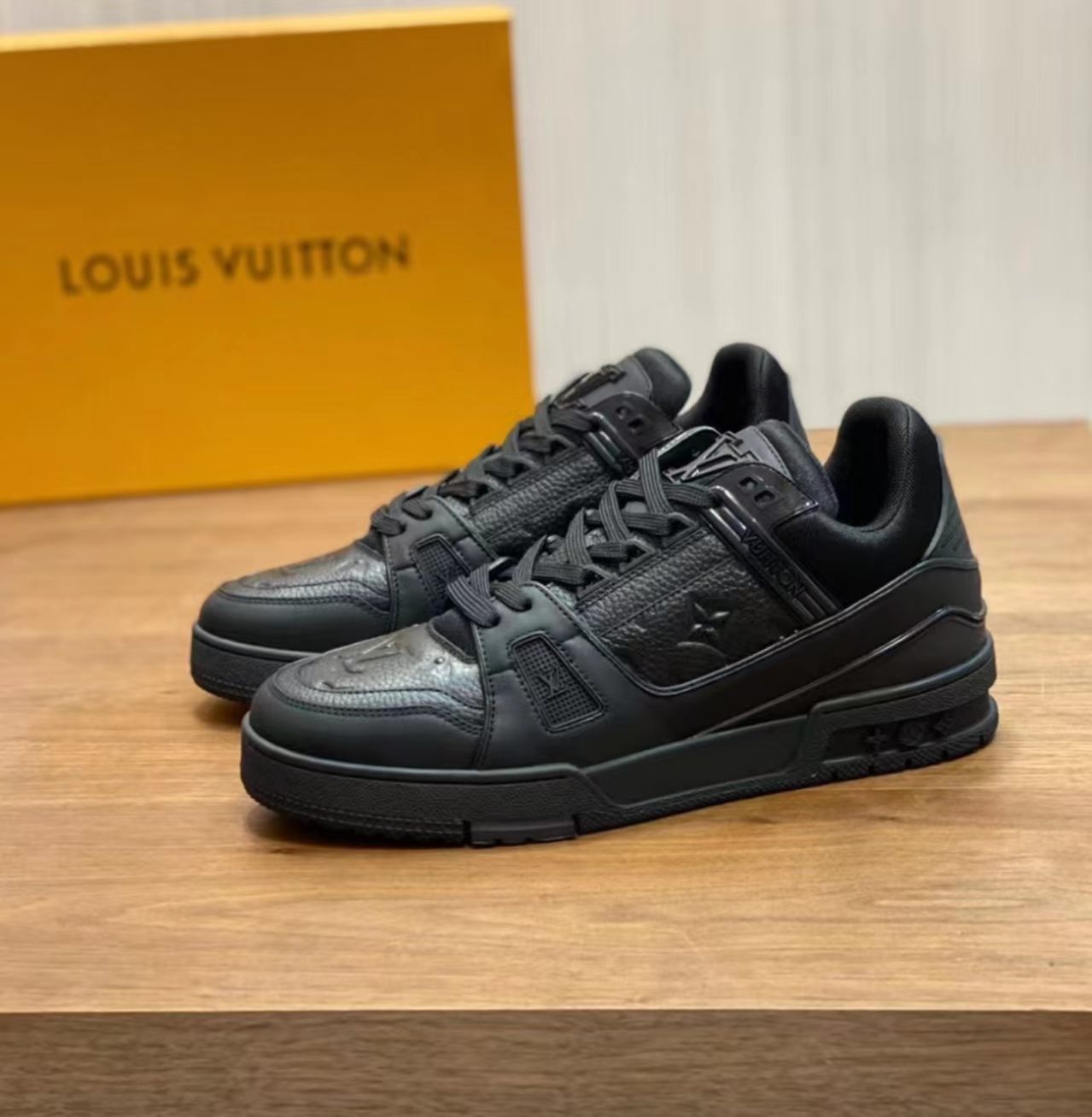 Louis Vuitton LV Trainer Black Monochrome