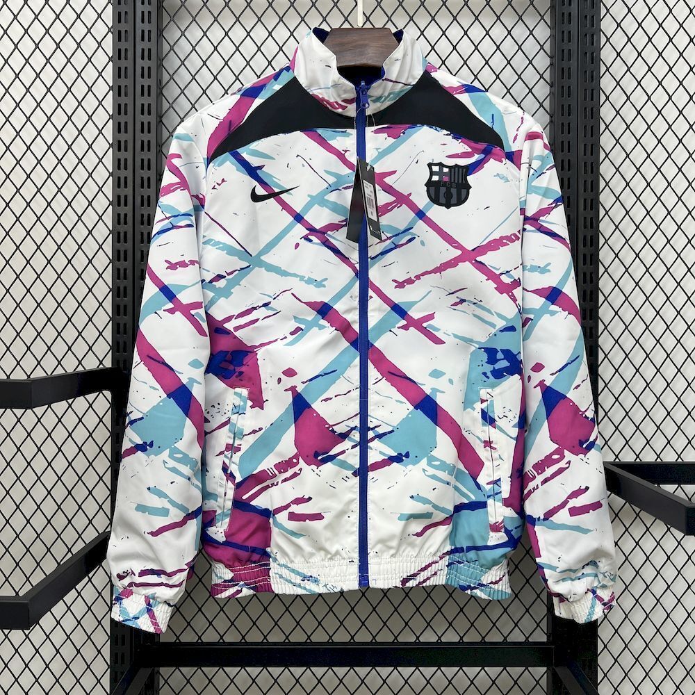 Barcelona Reversible Double-Sides Windbreaker Jacket 2025/26