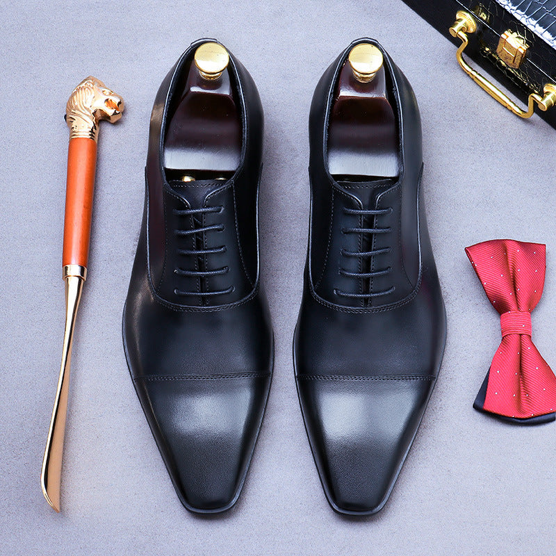 Men’s business formal Oxford leather shoes 68896