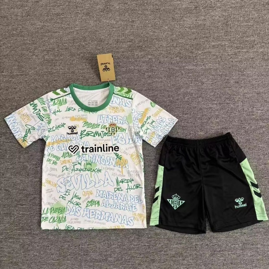 2025-26 Real Betisl Kid Football Kit Training Jersey