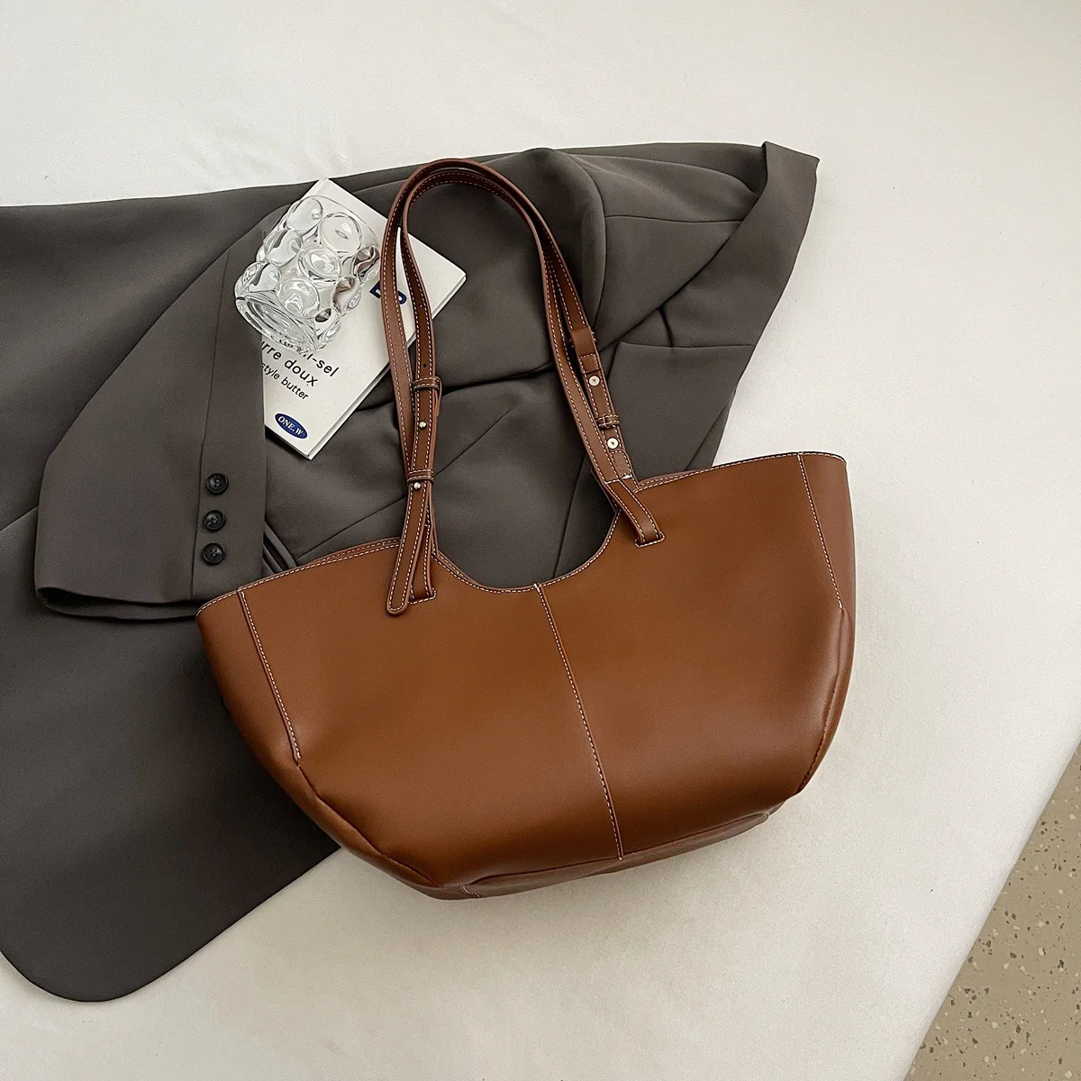 June Vegan Leather Tote