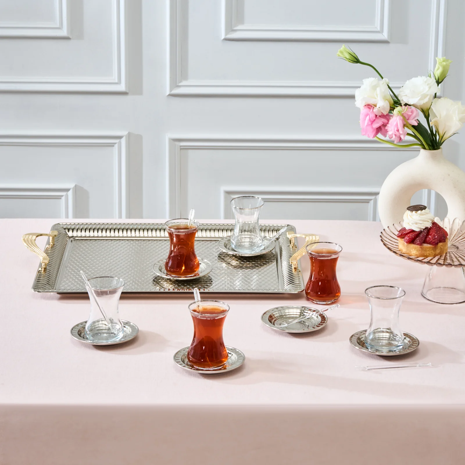 Karaca River 19-teiliges Teeservice