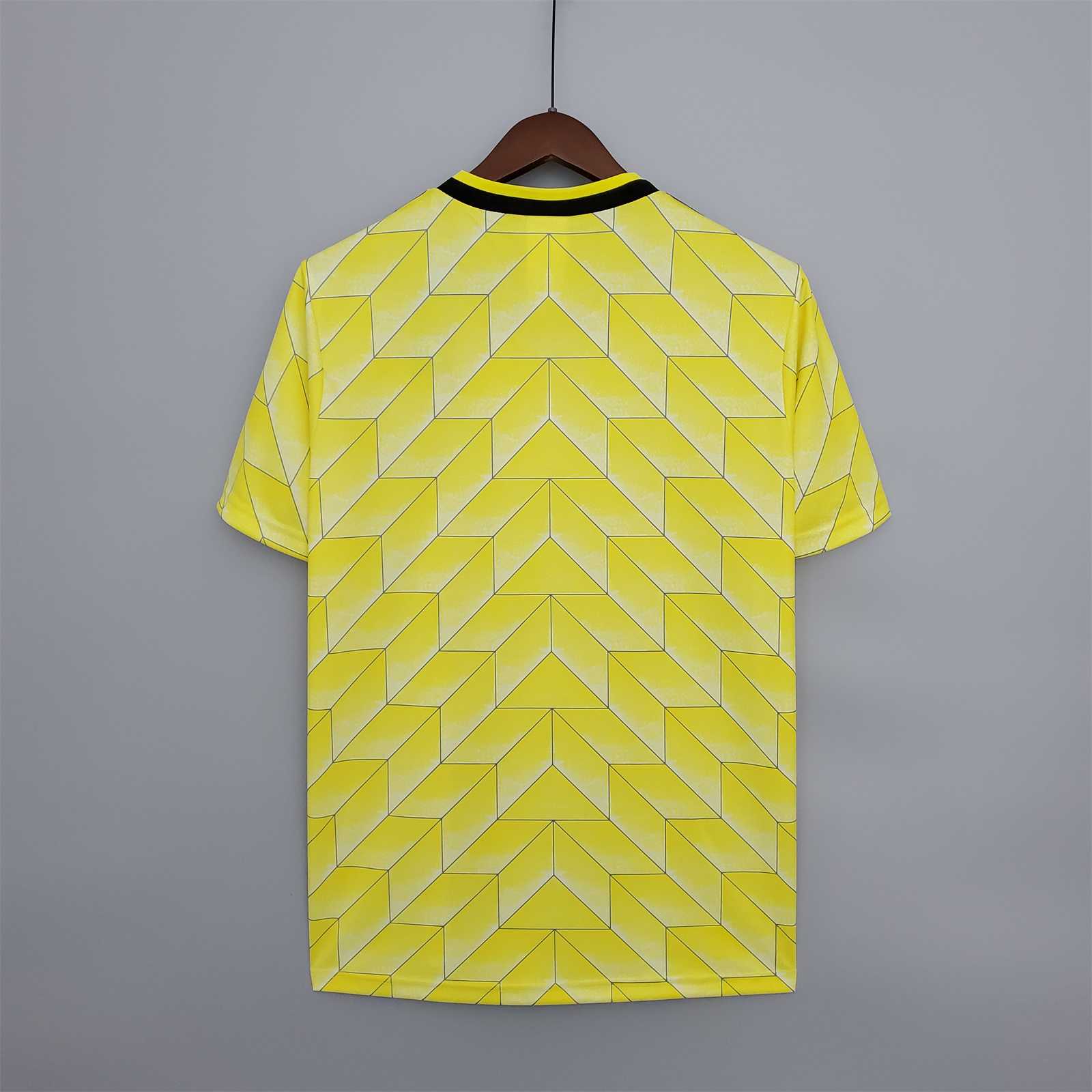 Borussia Dortmund Retro Jersey Home Soccer Shirt 1988-89
