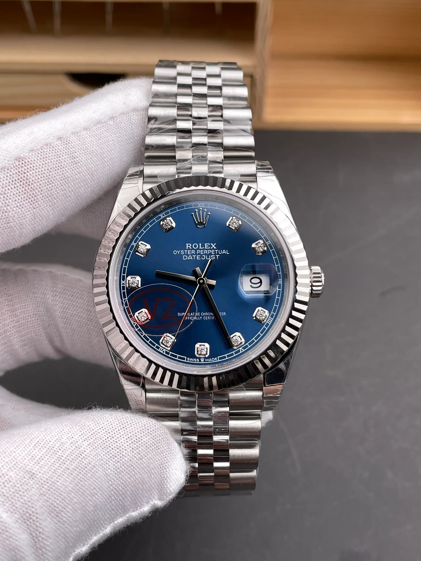 Blue Diamond Dial Datejust V2 Version