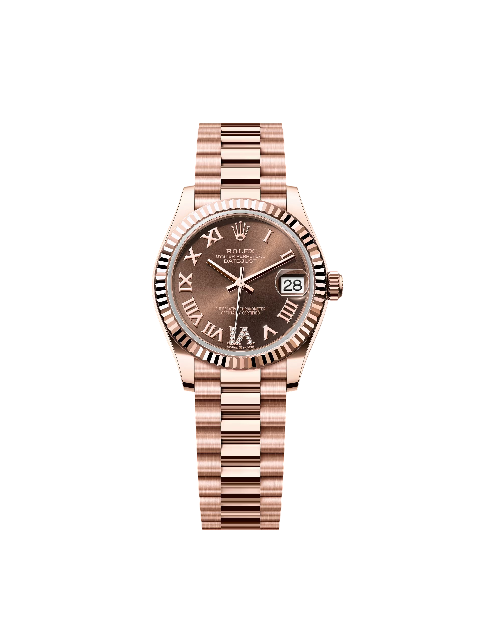 [2026 Mirror Grade]RLX Datejust m278275-0025 Chocolate 31mm Dial