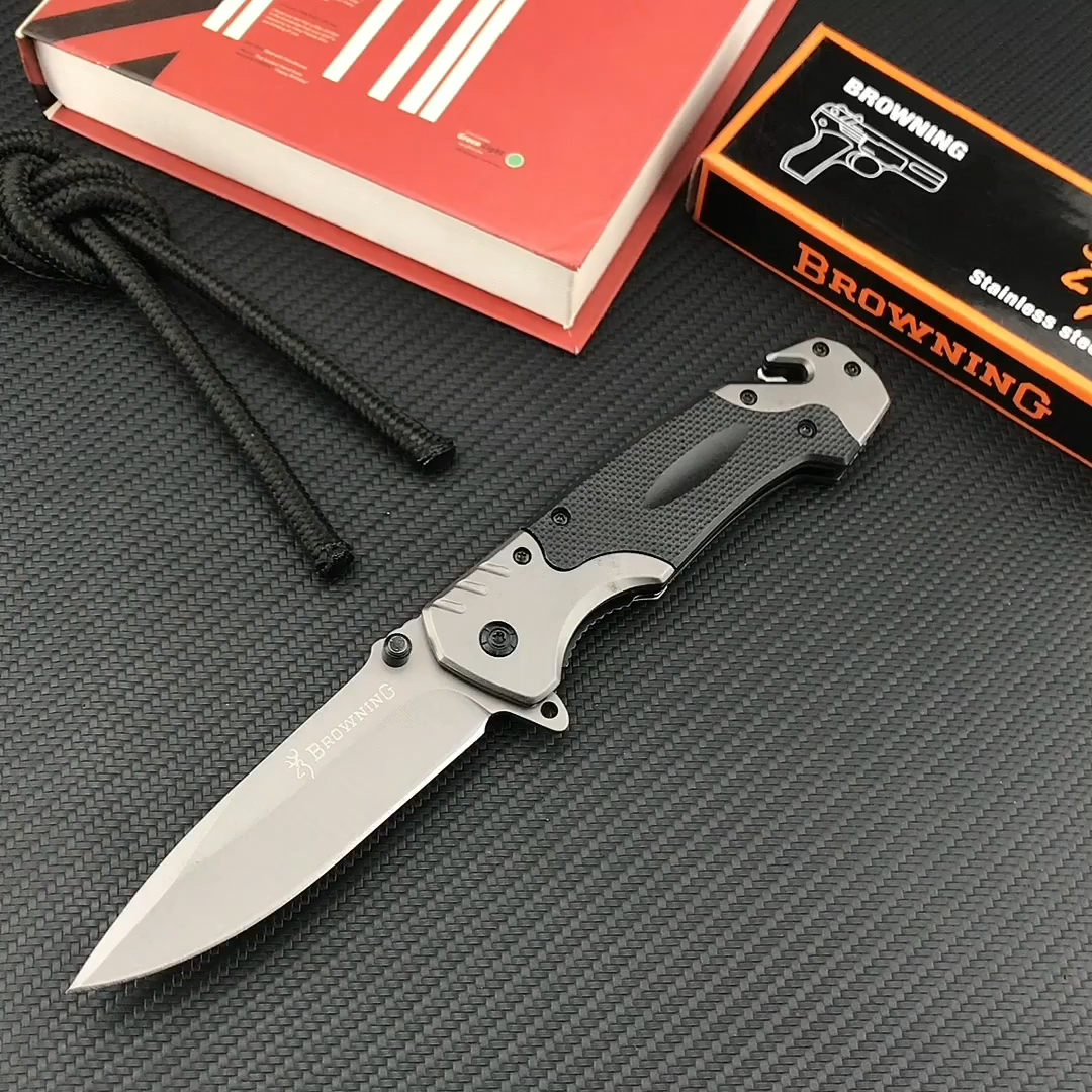 Outdoor Folding Knife, Compact and Durable Knife, One-Handed Quick Knife, EDC Multi-Tool Knife, 9 Inch Tactical Assist Folding Knife Rescue Camping Survival Knife – Camping, fishing, everyday all in one
