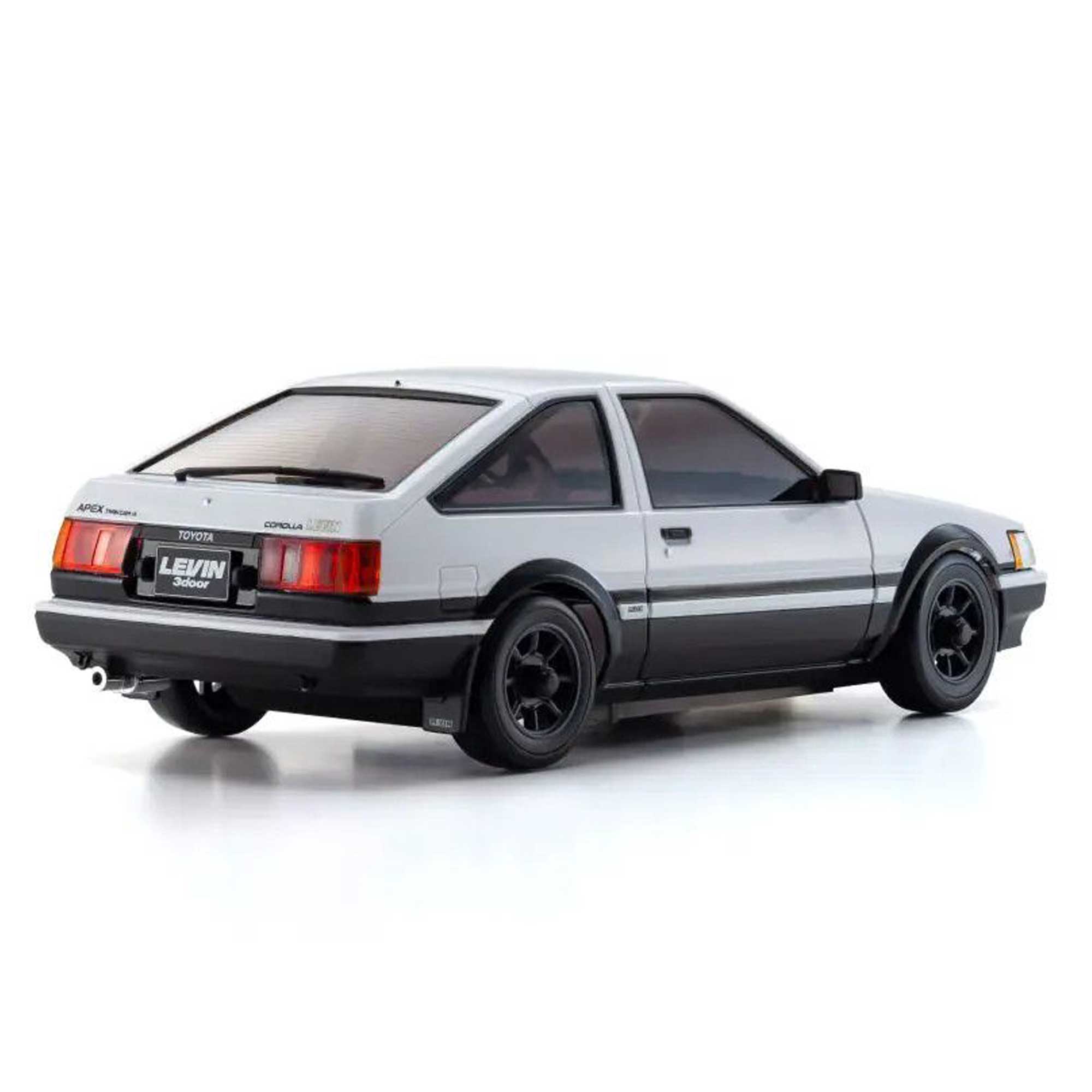 1/28 Toyota Corolla Levin AE86 Mini-Z AWD RTR, White/ Black