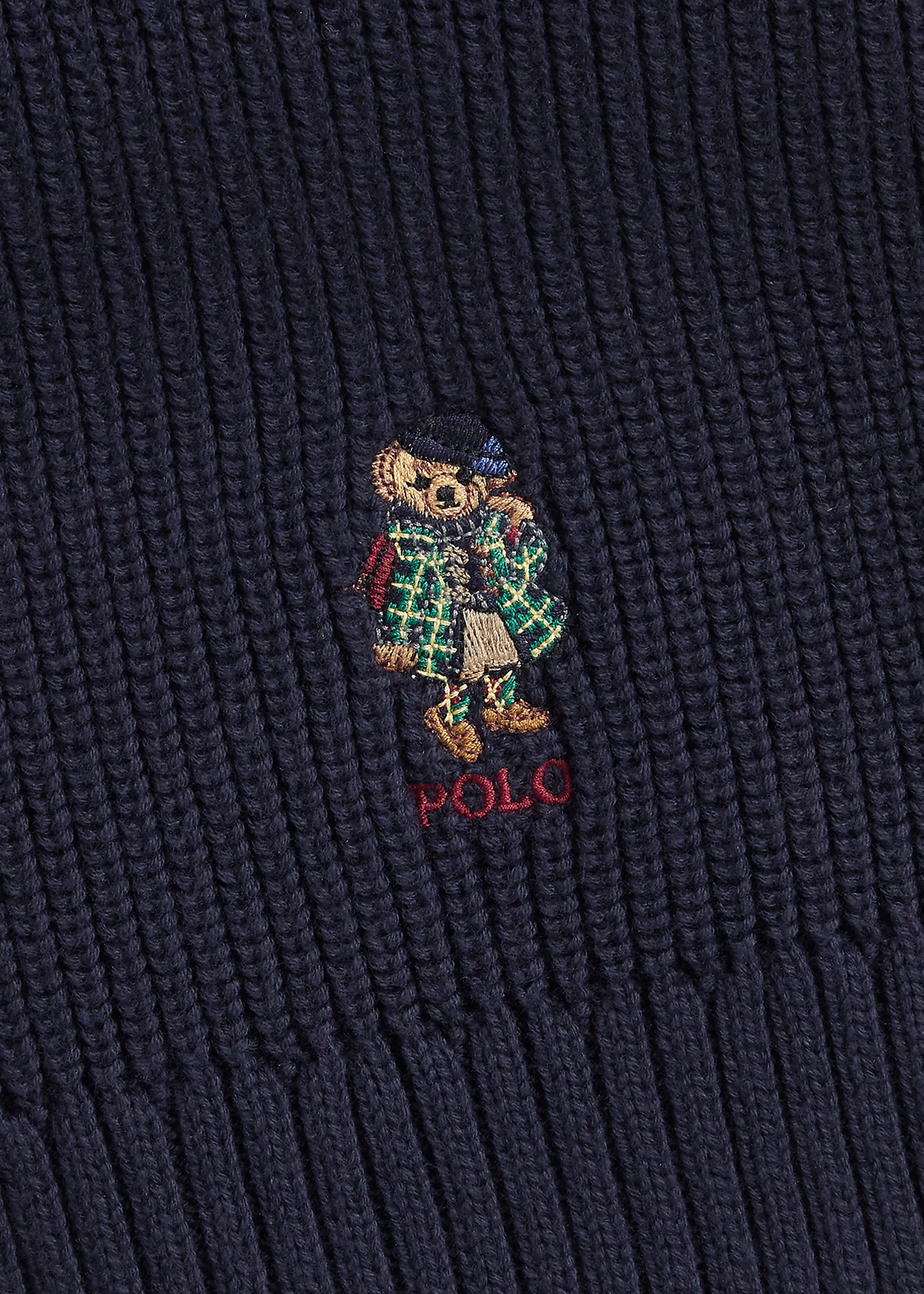 Polo Bear Cotton Scarf