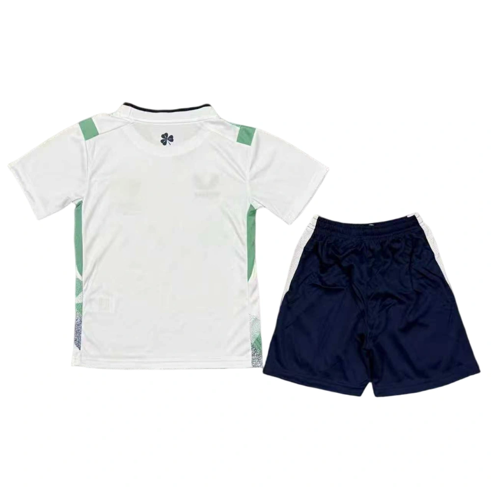 2026 World Cup Ireland Away Kids Soccer Jersey Kit Jersey+Shorts