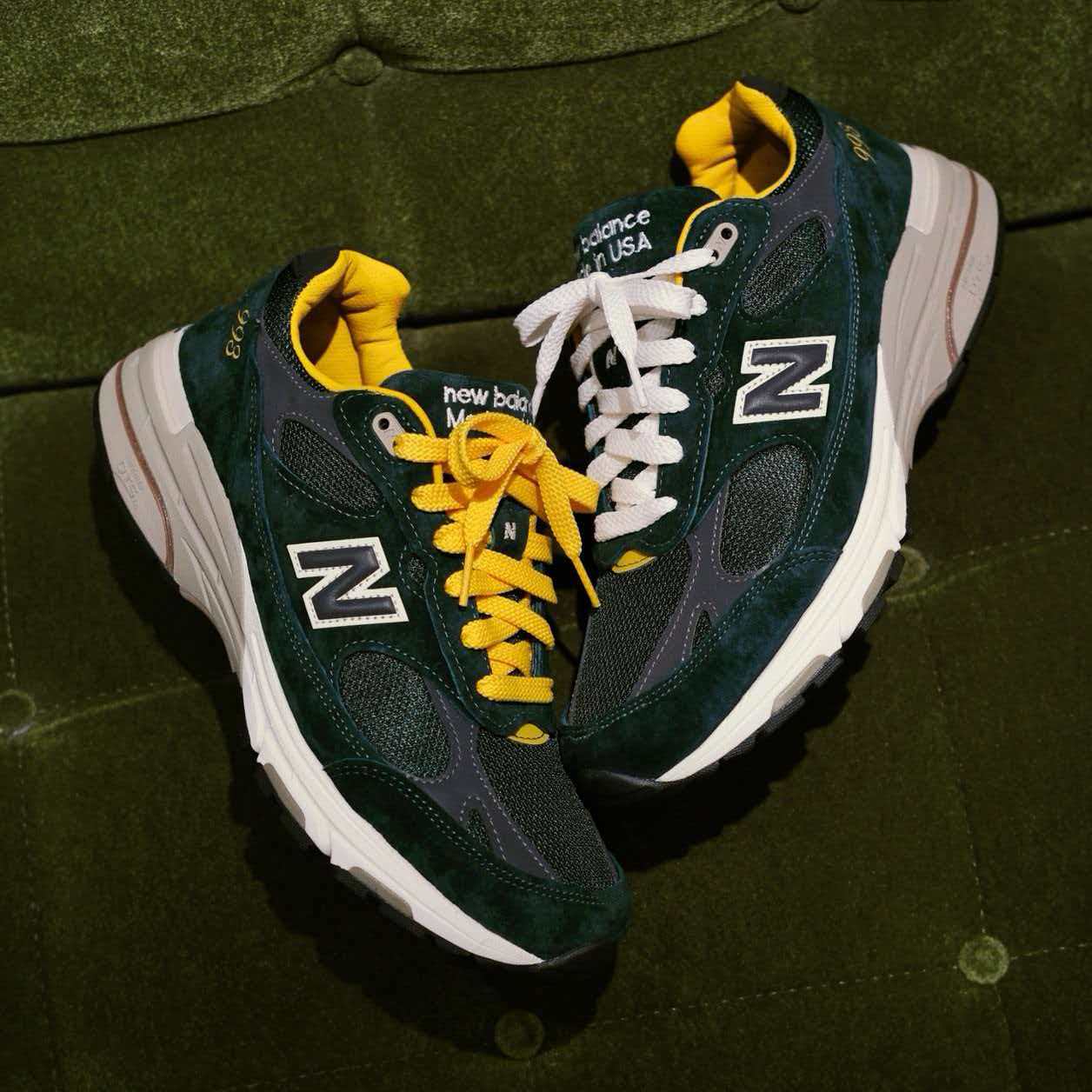 Aimé Leon Dore × New Balance 993 'Pine Grove / Mulberry Green'